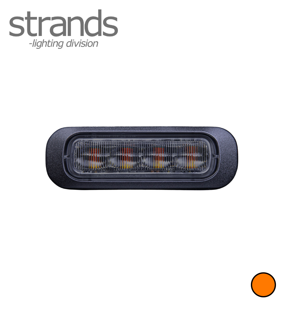 Strands Flash Dark Knight 4 led orange
