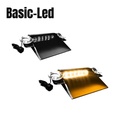 Basic Led Flash tableau de bord 6 Led Orange 12W