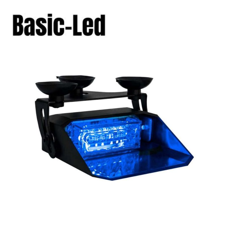 [FPILOT3REMBL] Basic Led Flash Pare prise Bleu 12-24V