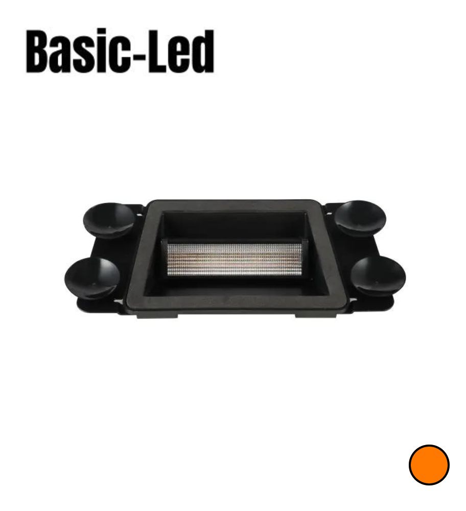 Basic Led Flash Pare Brise orange 12/24v 16cm