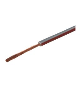 Câble électrique 1x1.5mm² gris/rouge
