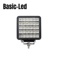 Basic Led Phare de travail carré avec interrupteur 30W