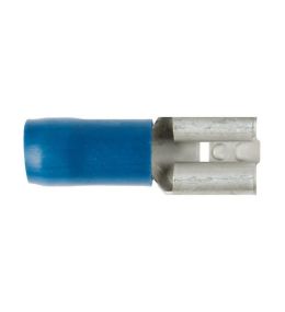 [50252508] Fiche sertie douille plate bleu 1.5-2.5mm² (100 pièces)