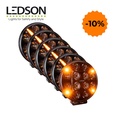 Ledson 6 Phares de route longue portée Pollux 9+  avec voyant Powerboost Gen3