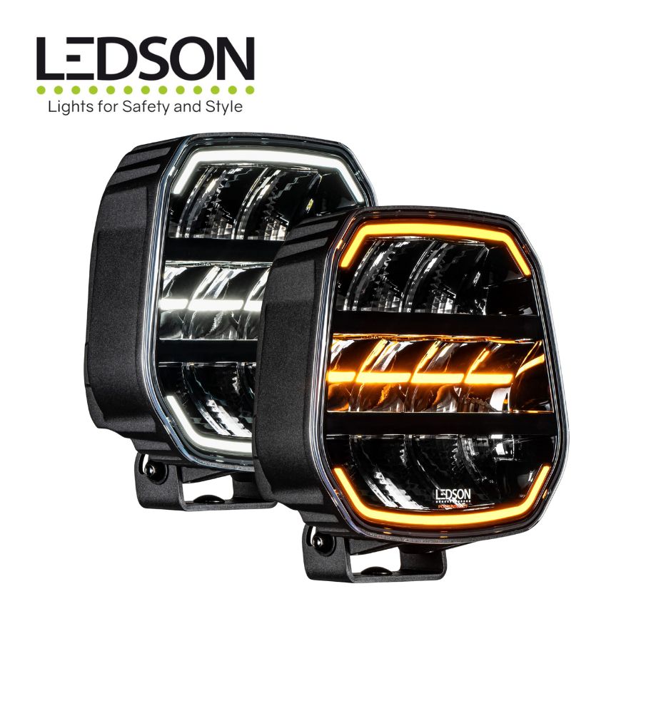 Ledson Phare de route Longue portée Epix9+ noir powerboost