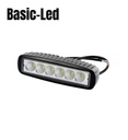 Basic Led Phare de travail rectangulaire 18W