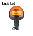 Basic Led Gyrophare orange sur poteau 1 mode