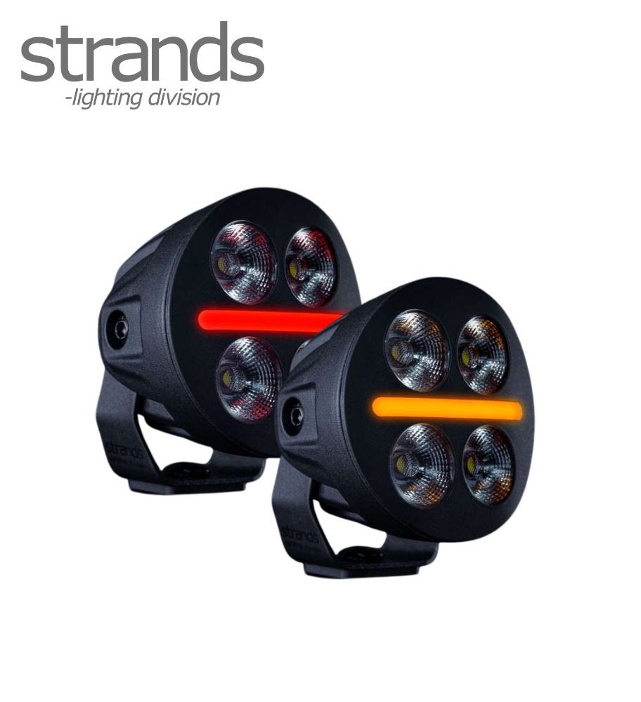 [PL809289] Strands Feu de travail Nuuk D-Line MC orange/rouge