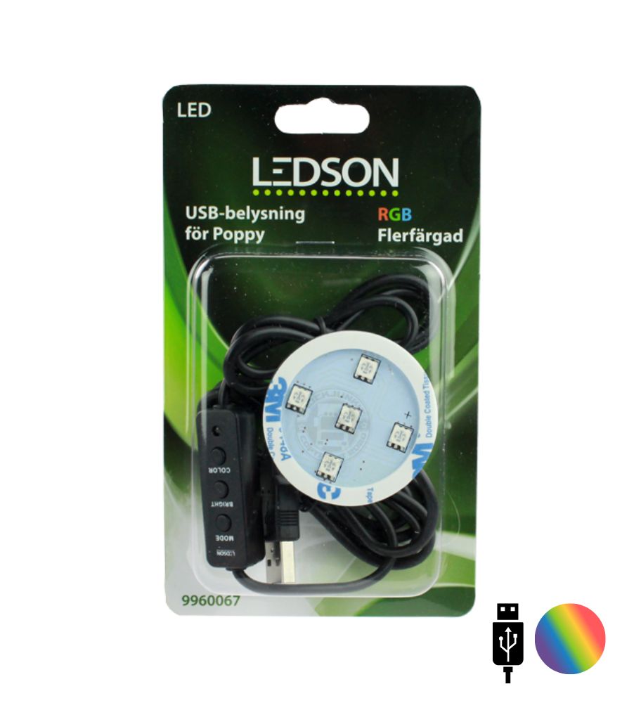 [PG9960067] Ledson Support Poppy lumineux USB 12/24V