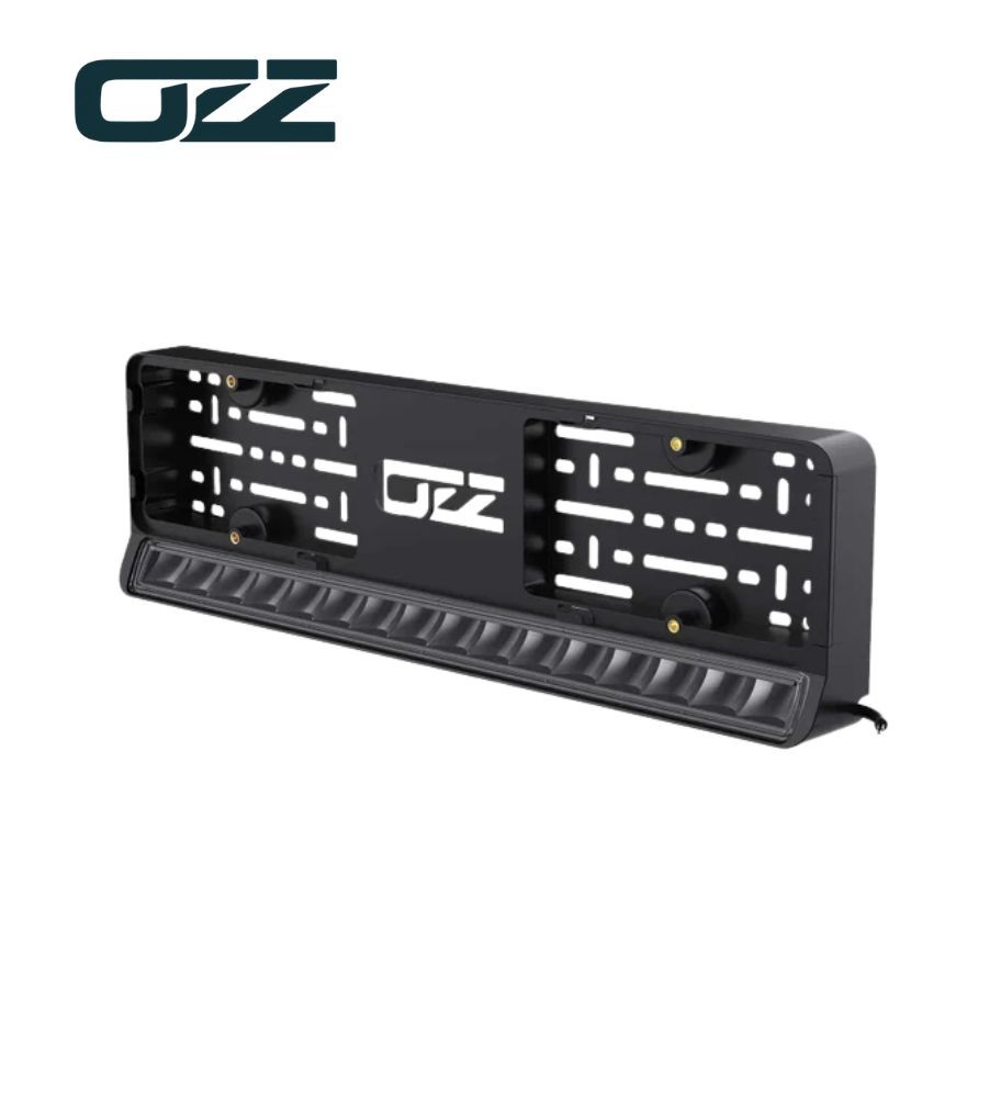 [PL88216] Ozz Porte plaque lumineux LP1 4880lm Noir