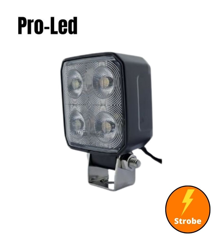 [PL5744CA] Pro Led Phare de travail carré avec flash 3780lm