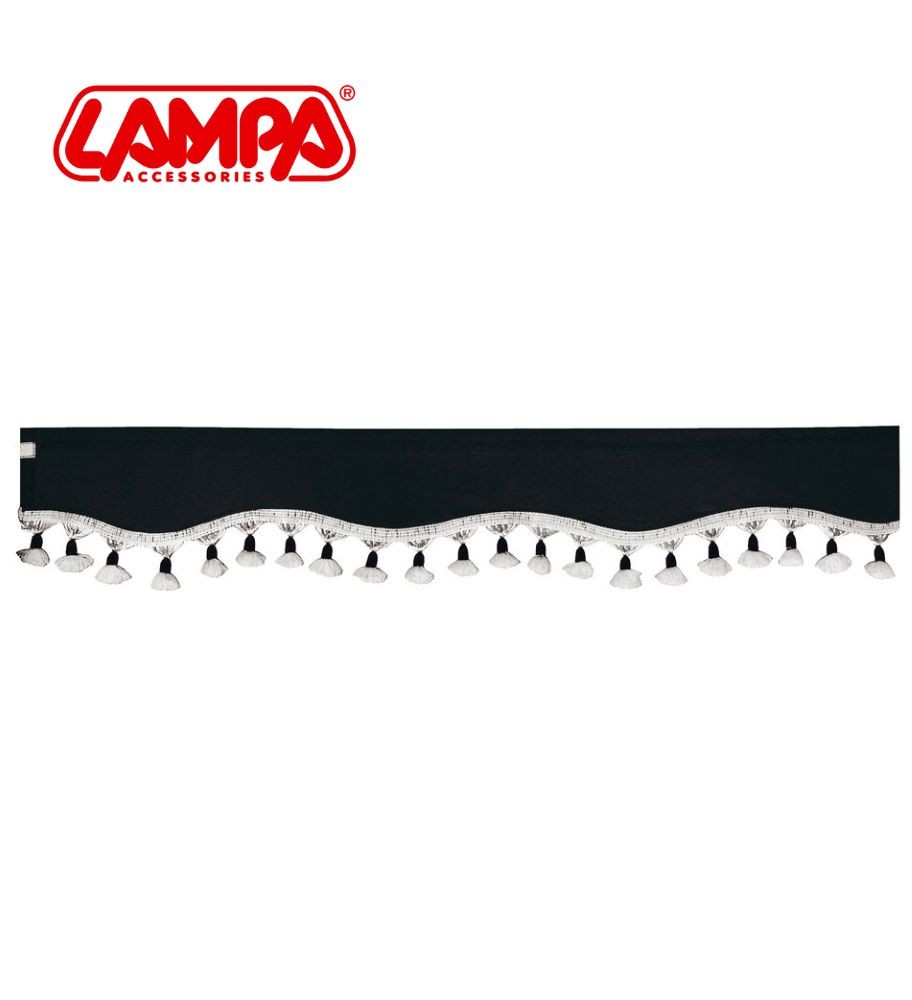 [D98638] Bande pare soleil Microfibre pour camion noir