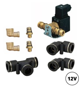 Kit de raccords pour trompettes Hadley avec électrovanne 12V