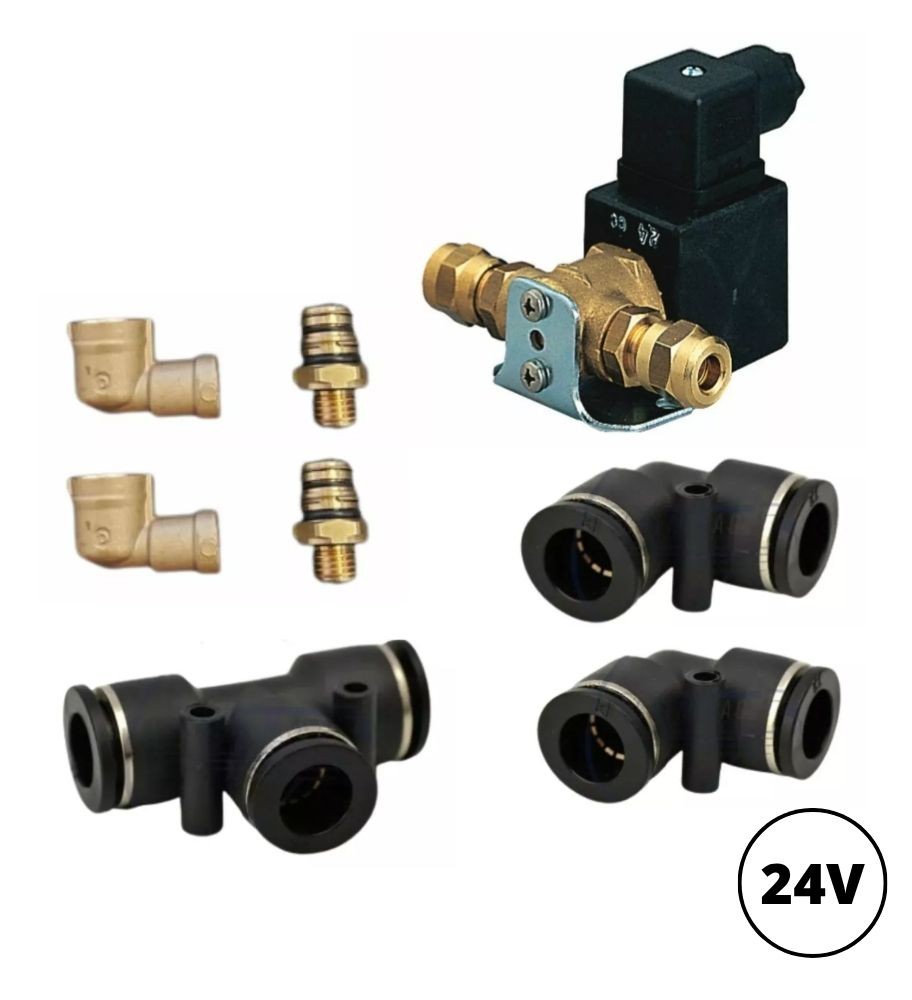 [KITRACHAD24] Kit de raccords pour trompettes Hadley avec électrovanne 24V