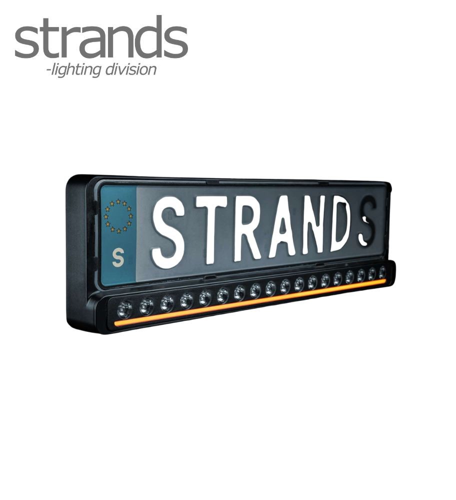 [PL809455] Strands Porte plaque lumineux Nuuk D-Line avec feux de position