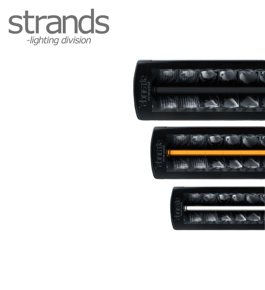 [RL809430A] Strands Barre Led Double Siberia XPA DR Blanc/orange 50" 1m30 30000lm