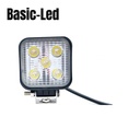 Basic Led phare de travail carré mini 12W