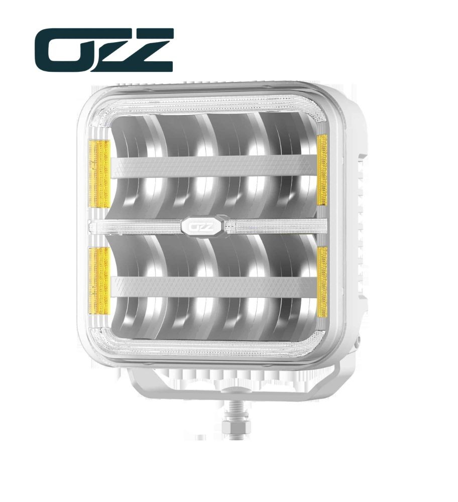 [PL88115] OZZ Phare de route Longue portée SQR 7'' 14000lm blanc
