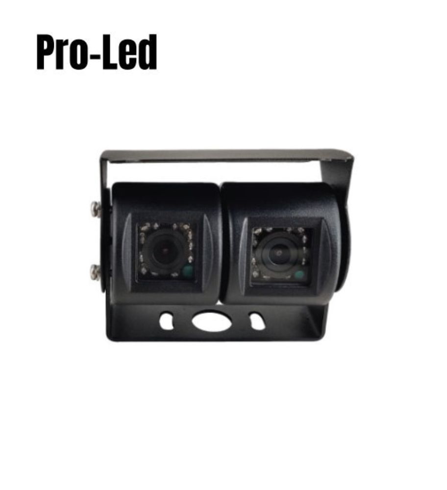 [CA9789] Pro Led Caméra de recul filaire double objectif