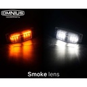 Ledson Omnius feu de position blanc xénon + orange double LED  lentille fumée 24v