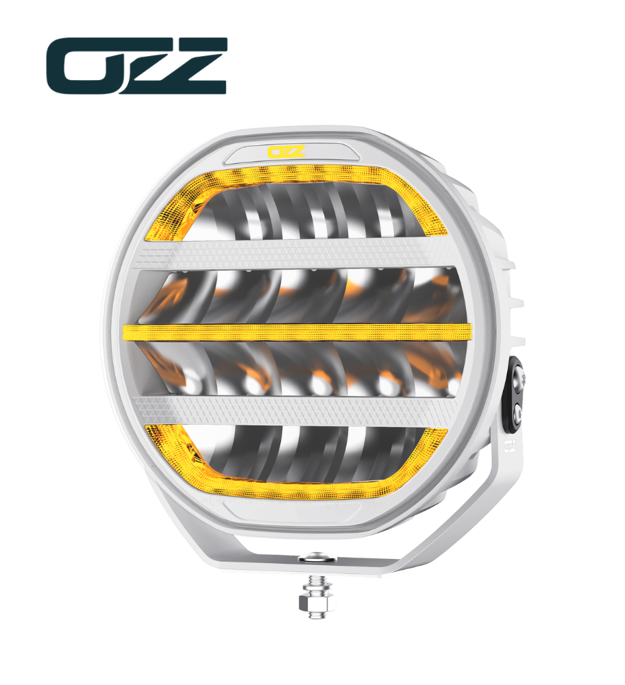 [PL88108] OZZ XR3 Phare longue portée blanc avec feu de signalisation 9"