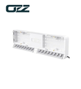 OZZ Support de plaque d'immatriculation blanc avec barre LED blanche