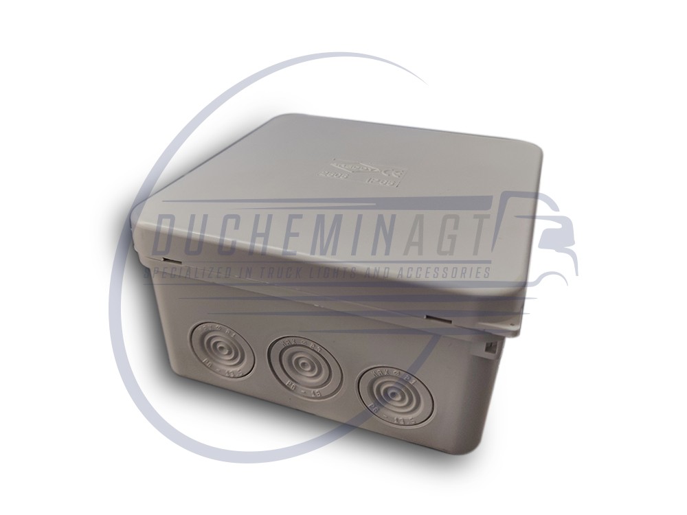 [E2505RED] Junction box 100x100x50mm