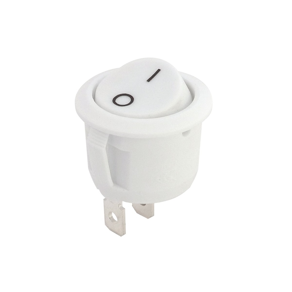 [ER13-112A1] Rocker switch - On-Off - 250V - White