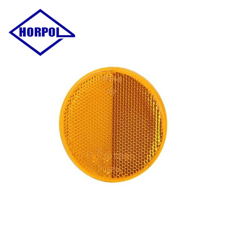 [CT0036UO] Horpol Catadioptre rond orange