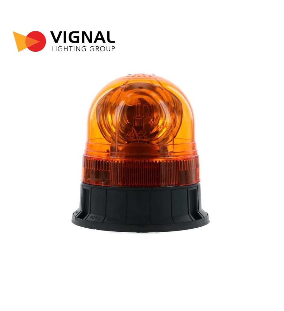 [GL14477D] Vignal Gyrophare Vega orange Halogène fixe 