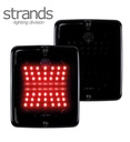 Strands brake light and Dark Knight Izeled rectangular position light