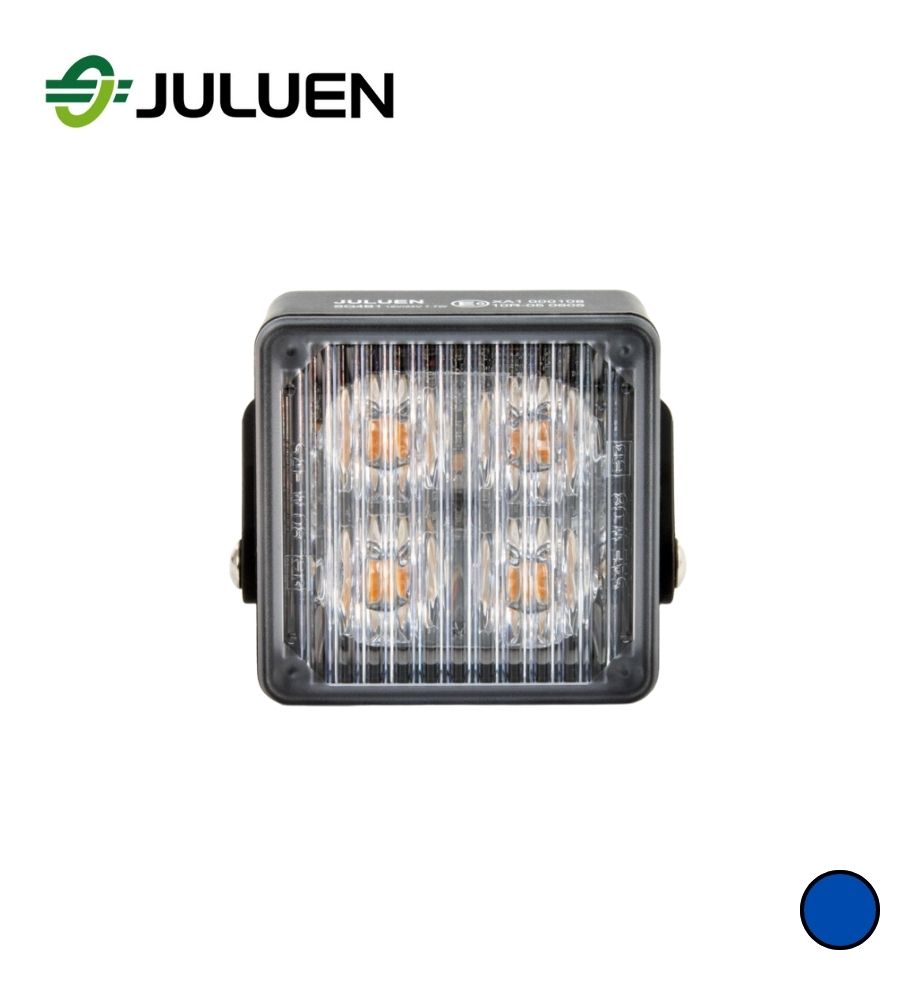 [F0019SQ4] Juluen flash SQ4 carré 4 led bleu