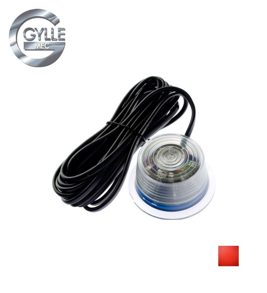 [FG800542] Gylle Feu de gabarit unité rouge lentille transparente