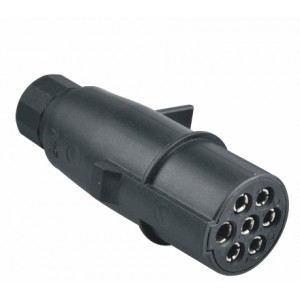 [PE1300] Fiche mâle - 7 pin - N - 24V