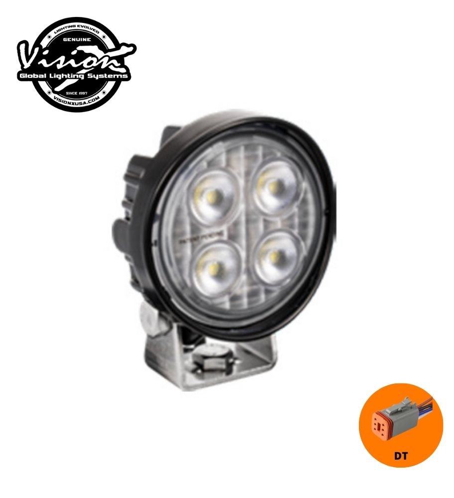 [PL0440RD] Vision X Value Line Work Light  round 4 led 12w DT