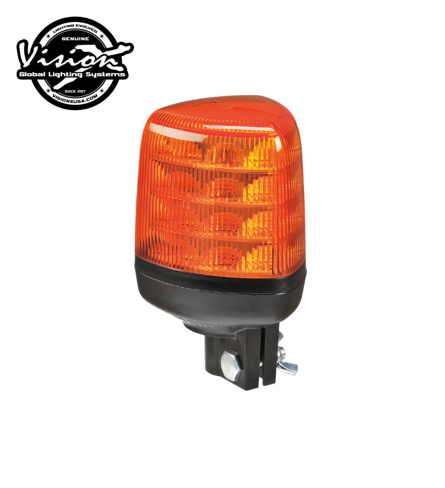 [GL85614A] Vision X orange Aerotech triple flashing beacon on 36W pole