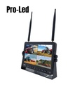 Pro Led monitor HD DVR wireless 9" 4 inputs