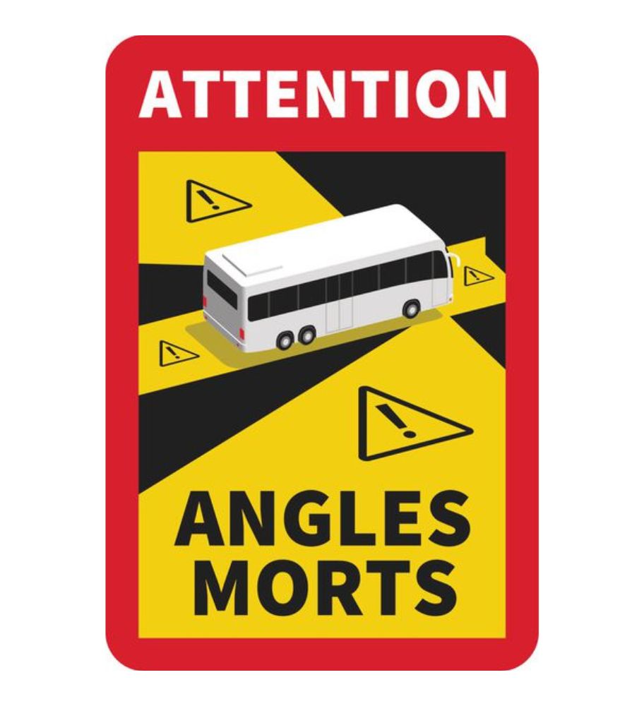 [1798180] Autocollant "angle mort" Bus 