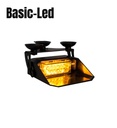 Basic Led Flash Socket protector Orange 12-24V