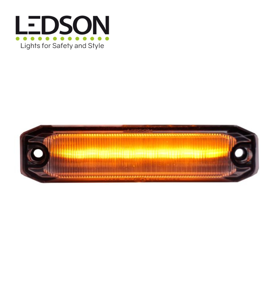 Ledson Feu de position orange xénon OptoLine M lentille fumée