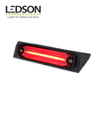 Ledson Feu de position rouge OptoLine M lentille fumée avec support de toit