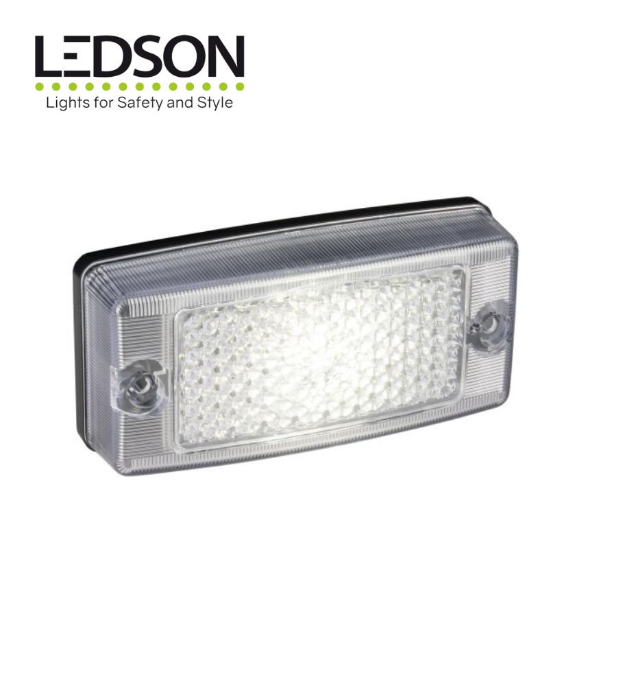 Ledson Omnius old school feu de position blanc xénon lentille transparente