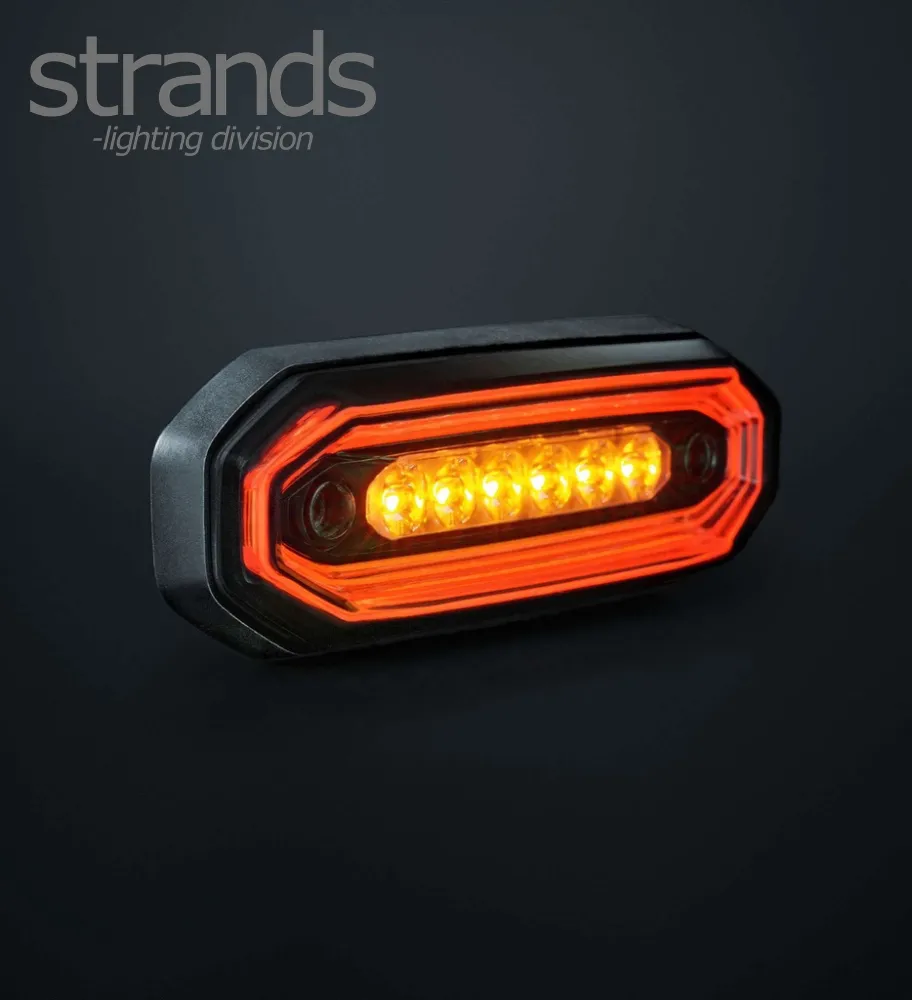 Strands FOR9T Aura Feu de position rouge et flash orange