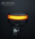 Strands Gyrophare Unity LED orange sur poteau court