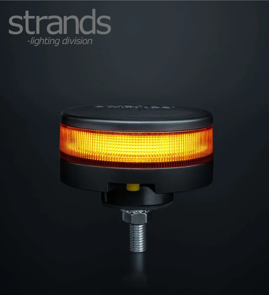 [GL905009] Strands Gyrophare Unity LED orange fixation par boulon central