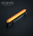 Strands Feu de position Dark Line court orange