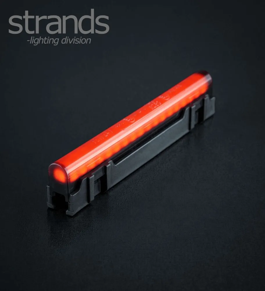 Strands Feu de position Dark Line court rouge