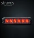 Strands Feu de position dark rouge SM6 